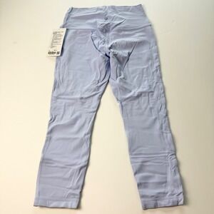 Lululemon Align High Rise Crop 23" Pastel Blue Nulu Yoga Leggings LW6BGLS Size10